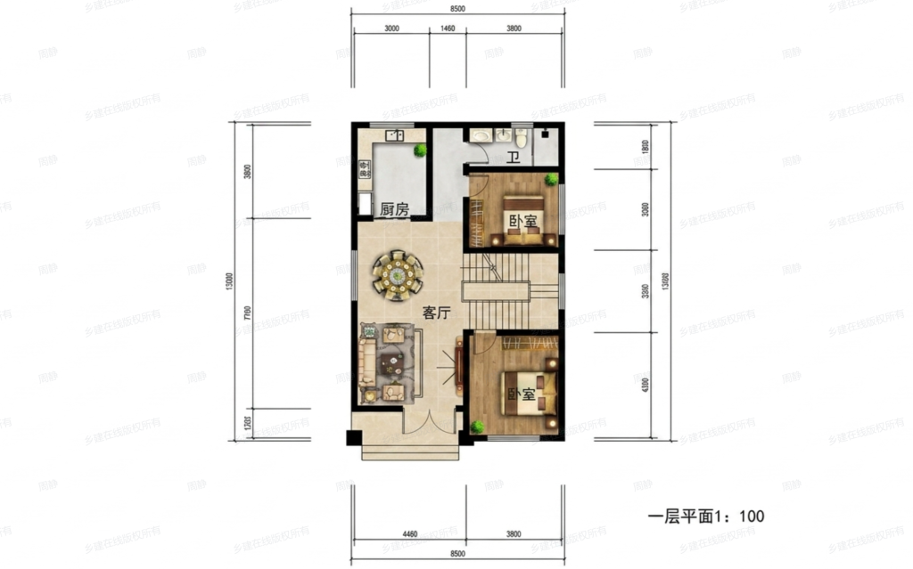 一层户型图