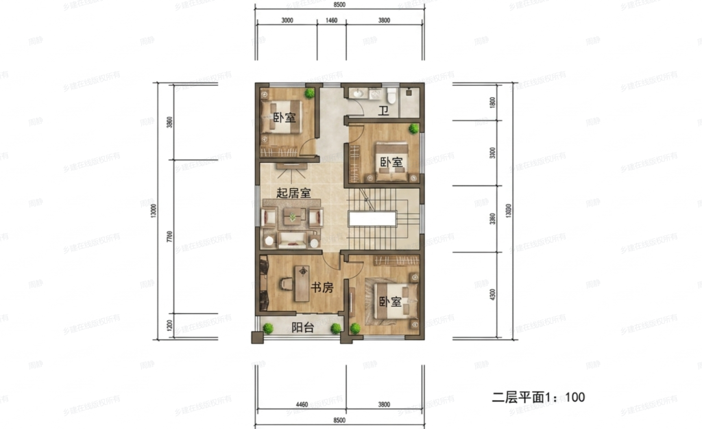 二层户型图