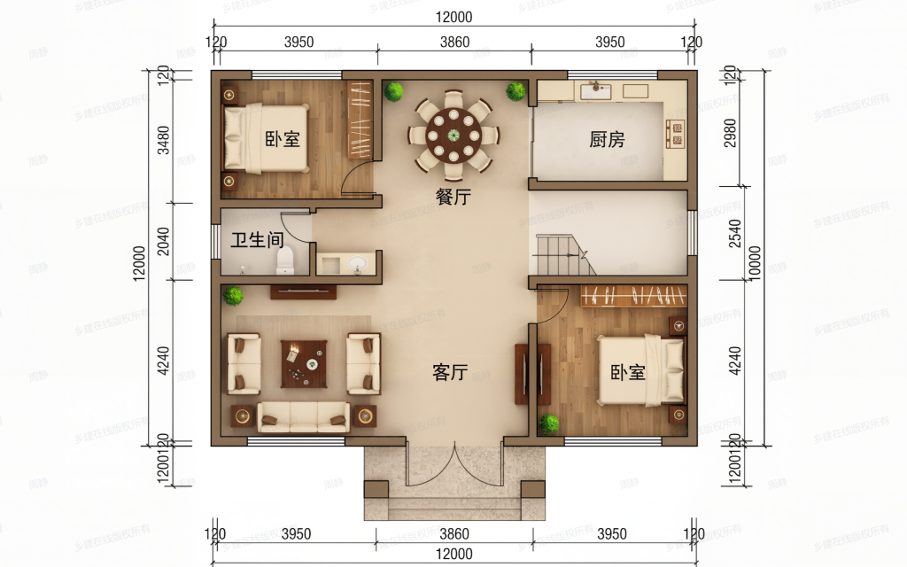 一层户型图
