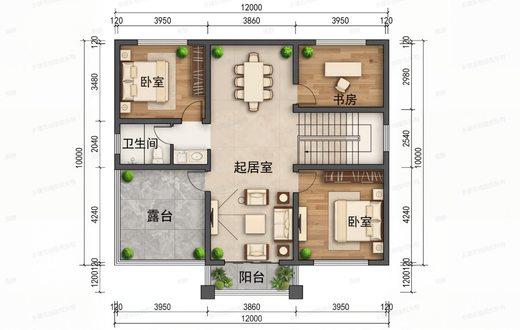 二层户型图
